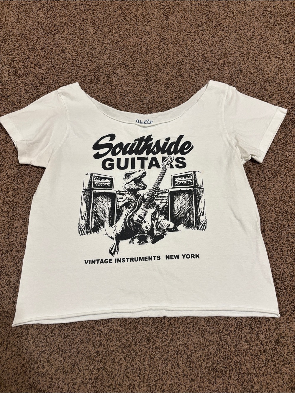 White Southside Guitars Graphic Tee